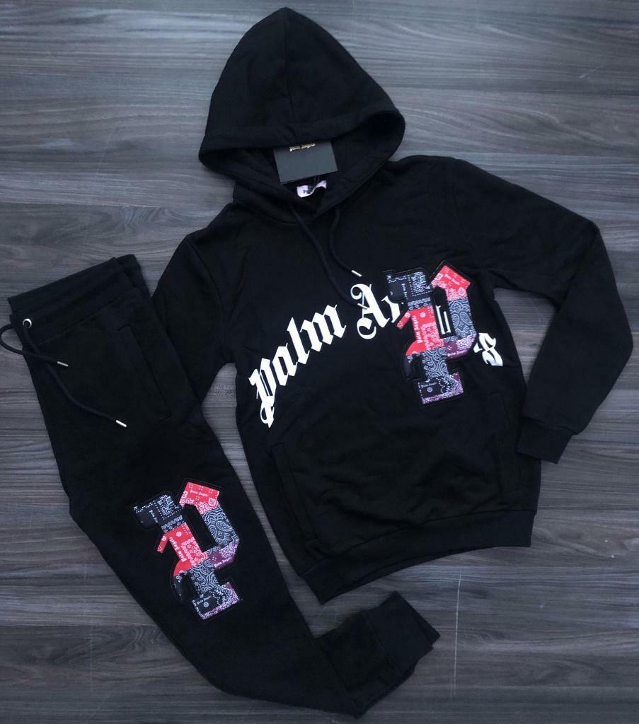 palm angels grey tracksuit